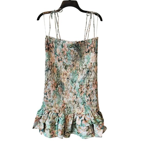 NEW Significant Other Margot Smocked Floral Mini Dress Coquette Girl Feminine - Picture 4 of 14